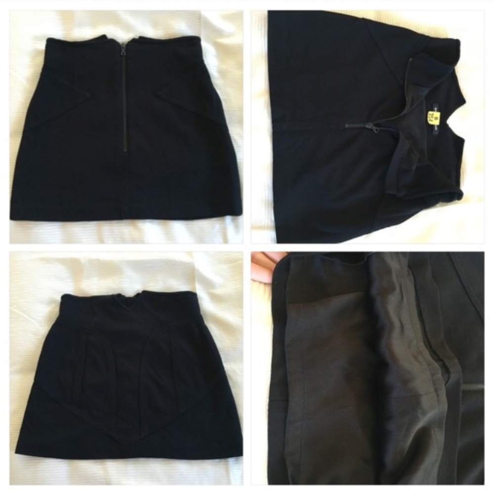 —SOLD on DEPOP— Alexander Wang 90s mini skirt XS - Picture 7 of 8